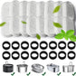 Cat Water Fountain Filters,Cat Fountain Replacement Filters for Stainless Steel 108oz/3.2L&67oz/2L Adjustable Water Flow Pet Water Fountain,Dog Water Fountain (16+16 Pack)