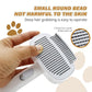 TemApex 2-in-1 Self Cleaning Shedding Brush & Dematting Comb for Long Haired Cats and Dogs, Pet Grooming Deshedding Brush for Dog and Cat Removes Loose Fur & Tangles