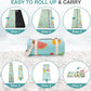 Picnic Blanket Extra Large 79" x 79", Washable Picnic Blankets, Camping Blanket with Portable Handle & Shoulder Strap - SummerFruits