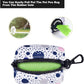 Petmolico Dog Poop Bag Holder Leash Attachment, Dog Waste Bag Dispenser Zippered Pouch, Fits Any Dog Leash, Includes Free Roll of Dog Bags, Poop Bag Dispenser - 2 Pack, Blue Dots