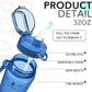32oz Motivational Water Bottles with Time Marker & Fruit Strainer, Transparent Gradient Color Water Bottle with Times to Drink, Leakproof & BPA Free, Reusable Bottle with Strap (No Straw)
