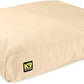 K9 Ballistics Tough Rectangle Pillow S Dog Bed - Removable Cover, Washable, Durable & Water Resistant Dog Bed Made for Small Dogs 24"x18" Sandstone