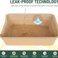 Disposable Litter Boxes for Cats, Low Entry Paper Litter Box, Paper Cat Litter Tray with One-time Pet Bath Towel Set （3PACKS with 1 Towel） for Travel on Weekends or Trips of Short Holidays