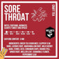 Sore Throat Tea - Wellness Tea Made with Elm Bark, Licorice Root and Marshmallow Root with Herbal and Medicinal Properties - Low Caffeine - Loose Leaf 4 Ounces