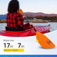 OCEANBROAD Kayak Paddle 86in/218cm, 90.5in/230cm Alloy Shaft 2-Piece Floatable Kayak Oar for Kayaking Canoeing Boating