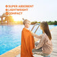 Microfiber Beach Towel-Perfect for Travel, Sports, Camping, Swimming, Yoga, Gym- Quick Dry, Sand Free, Compact, Lightweight, Absorbent (Orange, X-Large(200x90cm, 78x35”))