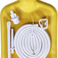 Abyclean Enema Bag Kit Rubber Anal Douche Vaginal Douche Enema Cleaner for Women’s or Man’s Health (Yellow, 2L)
