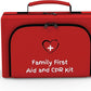 Family First Aid & CPR Kit - Emergency Medical Kit for The Entire Family, Child, Kids, and Youth. Perfect for Camping, Travel, Car, Hiking, Sports, Outdoor, and Home - First Aid Guide Life Safety Pro