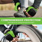 Cycling Gloves with Shock-Absorbing Pad, Extra Grip, Flexible Fit, Light Weight, Breathable for Men and Women Mountain Biking