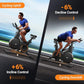 MERACH Magnetic Exercise Bike, Indoor Cycling Bike with Self-Developed App, 350 lbs Weight Capacity & 40 lbs Flywheel, Stationary Bike for Home Gym Fitness