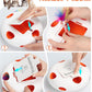 Interactive Cat Toy, Electric Cat Toys for Moving Concealed Feathers, Smart Sensor 7 Holes Whack a Mole Feather Toy, USB Charge Automatic Kitten Toys,White