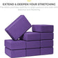 Sunshine Yoga 3" Yoga Block, 10 Pack Bulk EVA Foam Yoga Blocks, Firm and Supportive Yoga Brick, Balance Foam for Stretching, Pilates, and Workout, 3" x 6" x 9"