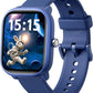 Kids Wach for Girls Boys 6-15 Year Old - Smart Watch for Kids 1.8" Fitness Tracker,No Phone Needed,Pedometer Sleep Monitor Heart Rate Waterproof,Puzzle Game for Girls Boys Teens Birthday Gift (Blue)