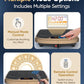 Vibration Plate Exercise Machine, Vibration Plate Platform for Lymphatic Drainage, 200 Adjustable Speeds Power Shaping Vibrating Plate Helps Weight Loss, Shaping, Max Weight 450 Lbs
