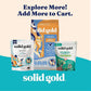 Solid Gold Wet Cat Food Shreds in Gravy - Healthy Canned Cat Food Made w/Real Chicken & Pumpkin Shreds, Vitamins & Minerals - Grain Free & Gluten Free Canned Meals for Cats & Kittens - 24ct/3oz Can