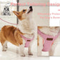 Puppytie No Pull Dog Harness with Multifunction Dog Leash,Soft Adjustable No Choke Escape Proof Pet Harness Vest for Medium Dogs or Large Dogs,Pink,M