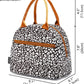 FlowFly Insulated Lunch Cooler Bag - Tote Bag Organizer for Women/Men, Cow