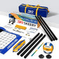 Outdoor Heavy Duty Volleyball Net Set, Anti-Sag Design, Adjustable Aluminum Poles, Portable Volleyball Net for Backyard,Grass and Beach