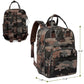 RUVALINO Diaper Bag Backpack, Multifunction Travel Pack Maternity Baby Changing Bags, Large Capacity, Waterproof, Green Camo