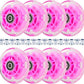 8pcs Inline Skate Wheels Led Light-Up Wheels 64/70/72/76/80mm w/Bushings 85-88A for Kids and Youth Beginners Children's Inline Skates Indoor/Outdoor Use (Pink, 76mm)