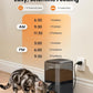 oneisall Automatic Cat Feeder for Large Kibble and Snacks, 20 Cups/5L Timed Pet Feeder for Cats Indoor, Programmable Dry Food Dispenser (Black)