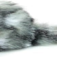 CHIWAVA 6PCS 3.1" Long Haired Furry Mice with Rattle Gradient Color Small Cat Toy Mouse Kitten Interactive Toy