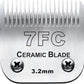 7FC Blades Dog Grooming Clipper Compatible with Andis Pet/Oster A5/Wahl KM Series, Ceramic & Stainless Steel Blade