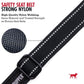Tuff Pupper Dog Seat Belt | Adjustable Length Dog Seatbelt Restraint | Tangle-Free Locking Carabiner | Shock-Absorbing Bungee | Reflective Stitching for Visibility | Universal Fit for Cars & Trucks