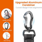 IOKHEIRA Dog Seatbelt, Updated Adjustable Harness Reflective Bungee Dog Car Seat Belt with Aviation Aluminum Alloy Rotatable Carabiner, Hook & Buckle