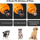 Casfuy Dog Nail Grinder with 2 LED Light - New Version 2-Speed Powerful Electric Pet Nail Trimmer Professional Quiet Painless Paws Grooming & Smoothing for Small Medium Large Dogs and Cats (Orange)