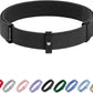Safety Cat Collar and ID Tag Set, Elastic Quick Release Non Breakaway Collar, Personalized Aluminum Engraved Pet Name Tag, Lightweight for Kitten Small Large Cats (Midnight Black-M, Pocket)