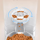 HoneyGuaridan Automatic Cat Feeder for Two,3.5L Cat Food Dispenser with Stainless Steel Bowl,Timed Feeder Programmable 1-6 Meals Control, Dual Power Supply,Desiccant Bag,10s Meal Call