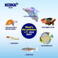 KOIKA BACM Natural Color Enhancement for Fish, Combination of Probiotic & Multi-Vitamins for Aquarium A, B6, B2, Pleasant Smell (BACM (New Formula), 30ml)