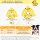 KOOLTAIL Inflatable Dog Cone Collar, Soft Dog Cone Alternative for Large Medium Small Dogs After Surgery, Cute Costume Adjustable Donut Neck Cone for Dogs Cats, Comfortable Recovery E Collar, Duck M