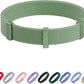 Safety Cat Collar - U.S. IDA Gold Award Design, Stretchy Elastic Quick Release Non Breakaway Cat Collar Light Weight for Kitten All Small Medium Large Cats (Olive, M (7.8-15.7 inch))