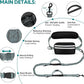 Hands Free Dog Leash with Pouch, Adjustable Waist Belt with Double Padded Handles, Waist Leash for Dog Walking, Dog Leash with Bungee for Medium & Large Dog, Dog Walking Accessories, Olive