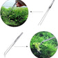 Feeding Tongs 2pcs Stainless Steel Aquarium Long Tweezers 27cm/10.6 inches Straight Curved Tweezers for Fish Tank Aquatic Plants Reptile Lizard Gecko Snake Spider Bird