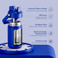 Kids Insualated Water Bottle with Straw - 12oz Stainless Steel Water Bottle with Dual Spouts, Leak-Proof, BPA-Free, Double Wall Vacuum Keeps Cold for 24 Hours for Sports, Travel, School (Royal Blue)