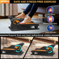 Under Desk Elliptical Machine, Electric Ellipse Leg Exerciser for Senior, Quiet and Compact Electric Seated Pedal Exerciser for Home with Monitor, Remote Control and 12 Adjustable Speeds