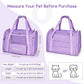 BurgeonNest Cat Dog Carrier, Cat Carriers for Large Medium Cats 20 lbs, Soft Sided Puppy Kitten Pet Carrier Under 25 lbs, Collapsible Travel Cat Carrier with Unique Side Bag (Medium)