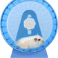 Hamster Wheel,Silent Wheel,Super Silent Hamster Exercise Wheels,Silent Hamster Wheel,Adjustable Stand Hamsters Exercise Wheels,Quiet Rat Wheel (Φ 5.5 inch, Blue)