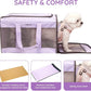 BELLA & PAL Cat Carrier Travel Bag, Airline Approved Lightweight Cat Carrier, Soft Sided Pet Carrier for Puppy Dogs Up to 18lbs, Collapsible Kitten Bag with Removable Waterproof Mat, Ventilated Mesh
