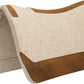 Weaver Equine 30" x 30" Contoured Wool Blend Felt Horse Saddle Pad, Shock Absorbing Western Saddle Pad for Protection, Durable Equine Supplies, Tan