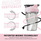 HELIMIX 1.5 Vortex Blender Shaker Bottle Holds Upto 20oz | No Blending Ball or Whisk | USA Made | Portable Pre Workout Whey Protein Drink Shaker Cup | Mixes Cocktails Smoothies Shakes | Top Rack Safe