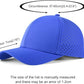 VOBOOM Men Quick Dry Baseball Cap Laser Cut Mesh Ball Curved Brim Snapback Hat