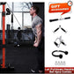 RitFit Power Cage with Optional LAT PullDown/Cable Crossover, 1000LB Squat Rack for Home & Garage Gym, with Weight Storage Rack and More Training Attachments, ASTM-Certified