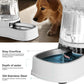Gardner Pet Automatic Dog Water Dispenser Gravity Stainless Steel Water Waterer Feeder, 100% BPA-Free Large Capacity Water Feeding Bowls for Medium & Large-Sized Dogs Cats Other Pets -(1 Gallon)