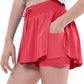 EXARUS Girls Butterfly Shorts Flowy Dance Skirt Cheer Skorts Athletic Tween Clothes Teen Preppy Outfits Flutter Kids