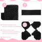 4Pcs Cat Shoes, Anti Scratch Cats Claw Covers, 3.62×1.57 Inches Breathable Mesh Nail Caps for Cats Claws, Adjustable Cat Mittens for Pet Bathing Feeding Cutting Nails(Black)