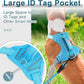 BARKBAY Dog Harness No Pull with ID Tag Pocket - Heavy Duty, Reflective, Easy Control for Large Dogs(Blue,M)
